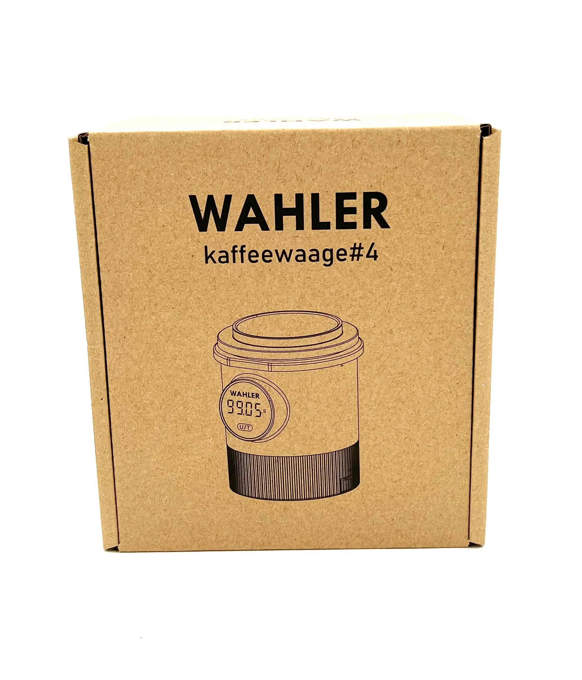 WAHLER® Balance à café #4 - Balance Barista - Pèse-récipient - Porte-filtre compatible - Précision : 0,05 g