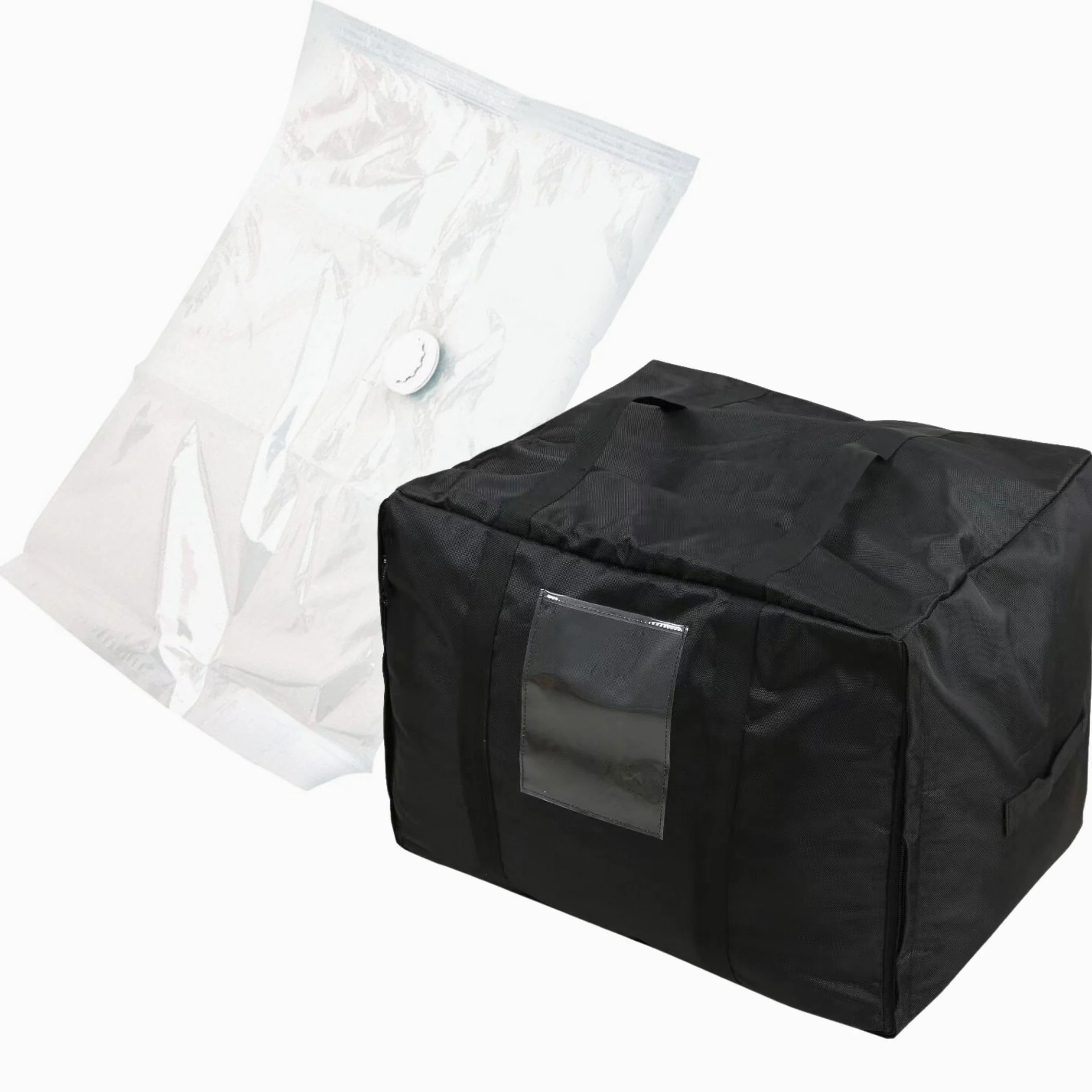 bananair Sac de Rangement sous Vide XXL + Grand Sac de Rangement et Transport - Résistant et Pratique pour Ranger Votre Gros Pouf XXL de 160 cm