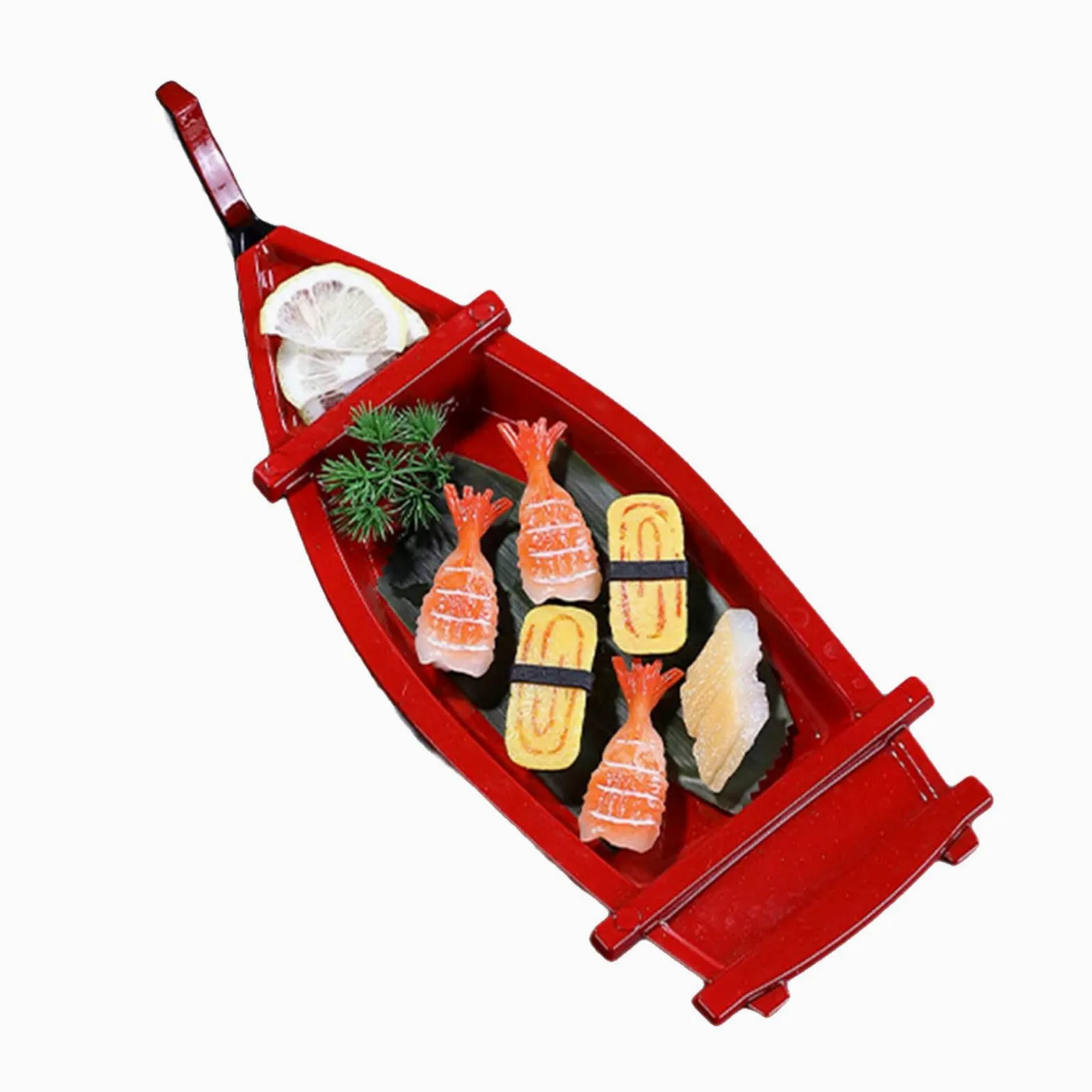 Plateau à sushis pratique pour servir des sushis - Assiette de service pour les fêtes et célébrations