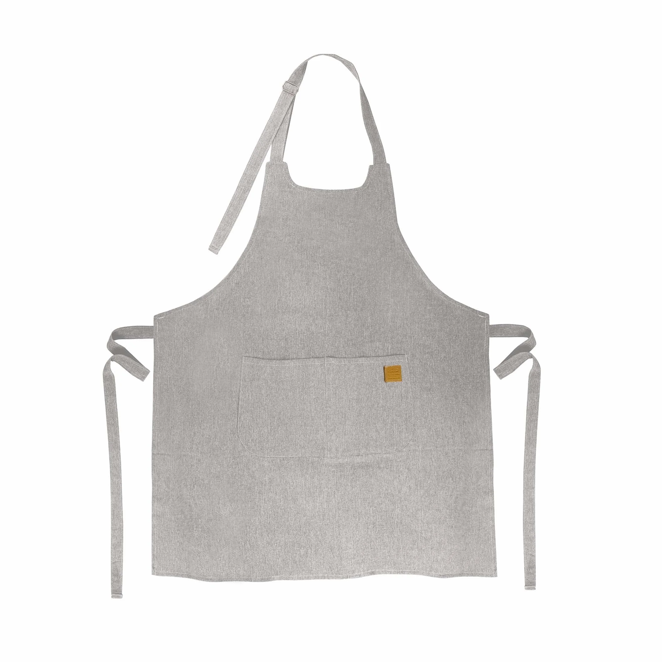 Lacor - 60082 - Tablier de cuisine unisexe, Tablier au design simple, élégant et original, mesure 68x83 cm, couleur Gris marbré