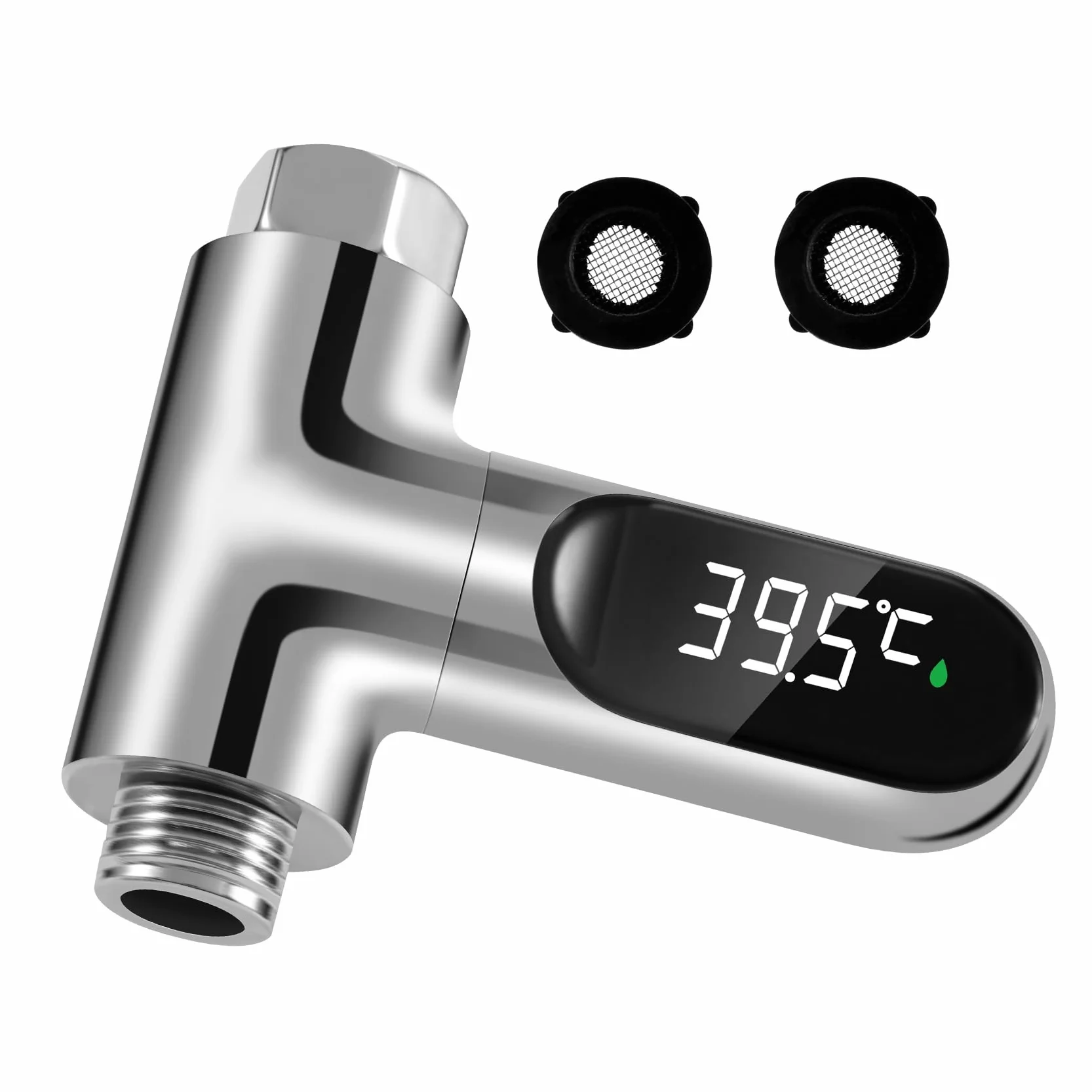 Thermomètre de bain LED auto-générateur pour douche