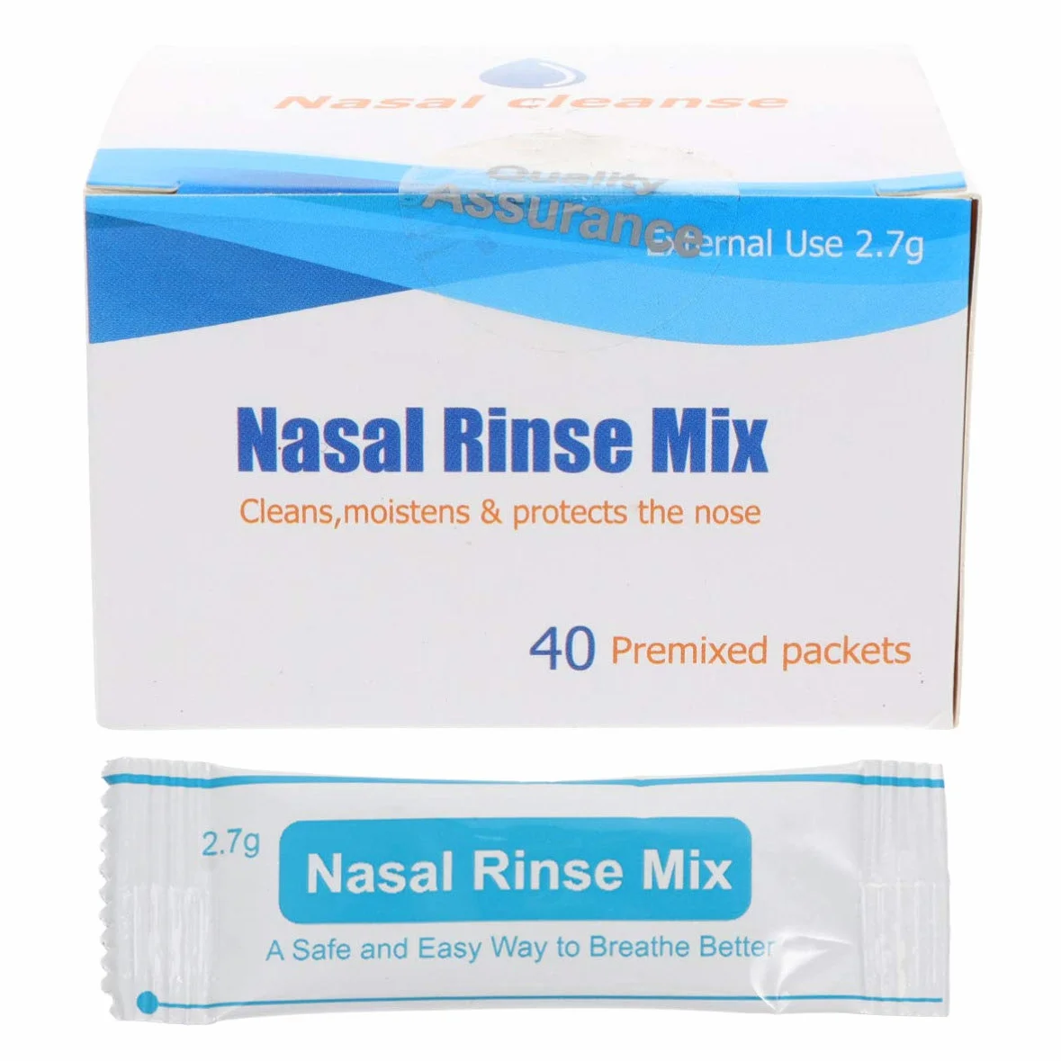 Healifty Sel pour Rinçage Nasal 40 Sachets