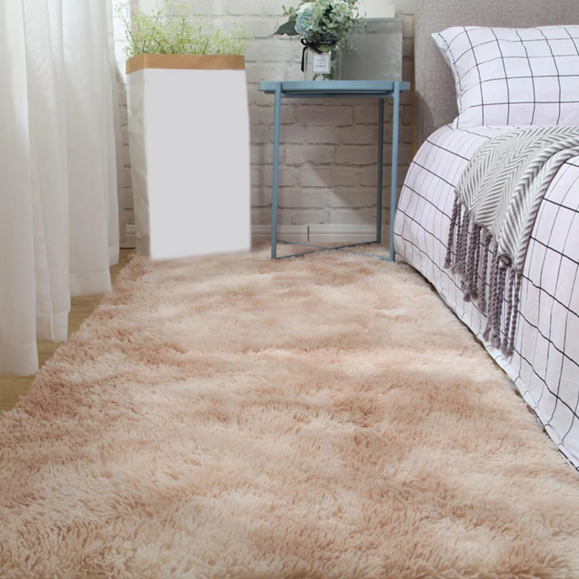 Tapis de salon, grande taille et doux pour chambre à coucher avec revers antidérapant durable, tapis de sol pour chambre d'enfant, de bébé, cuisine, salon, chambre à coucher, 200 x 250 cm