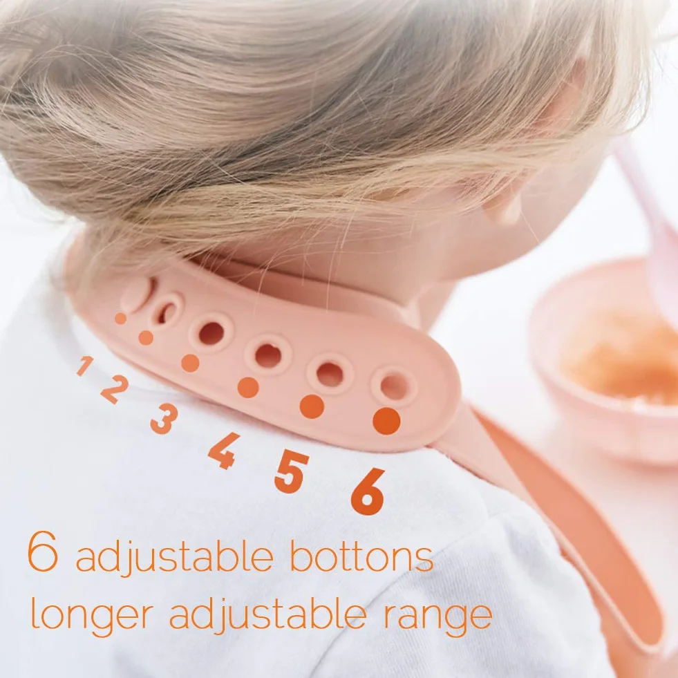 Atopo Lot de 3 Bavoir en Silicone d'alimentation étanche avec Ramasse-miettes pour Tout Petits Vert