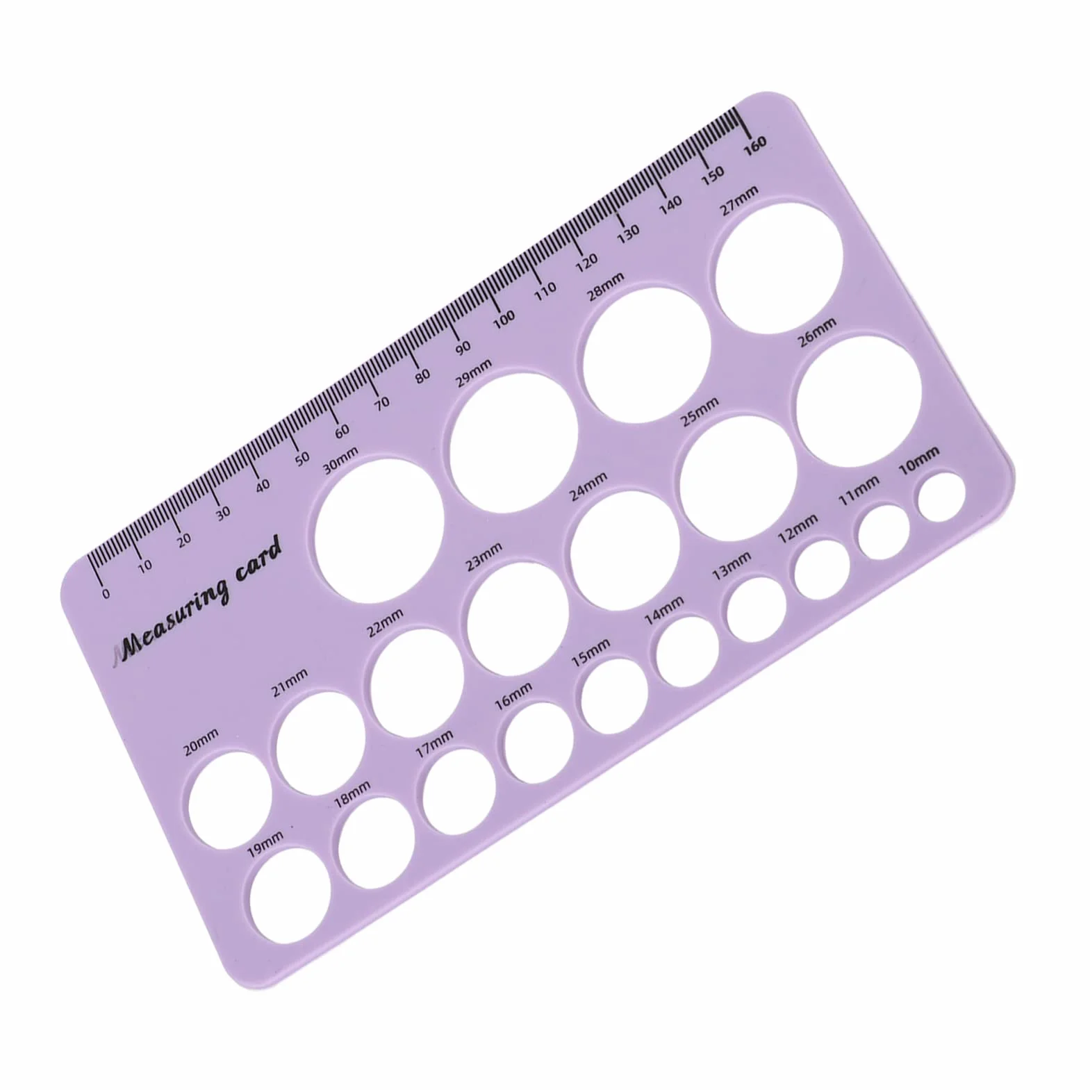 Outil de Mesure de Bride de Mamelon en Silicone 1,5 M Ruban Souple pour Pompe à Lait (Violet)