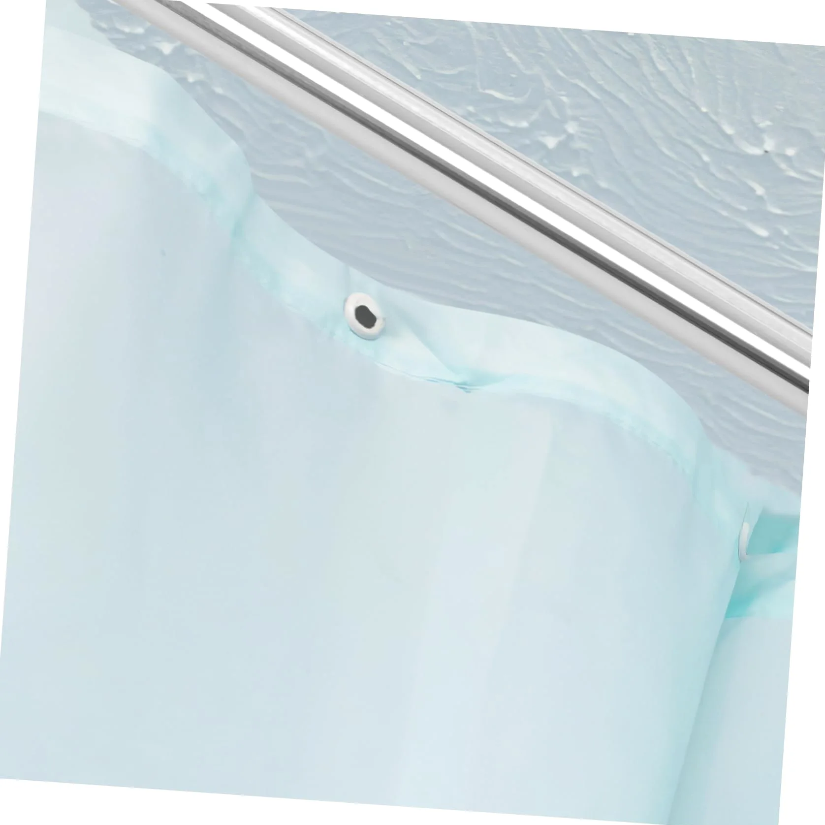 Tringle à Rideau de Bain Télescopique Réglable en Acier Inoxydable | Perçage, Longueur 155 à 260cm, Argenté, pour Bain et Rangement Domestique