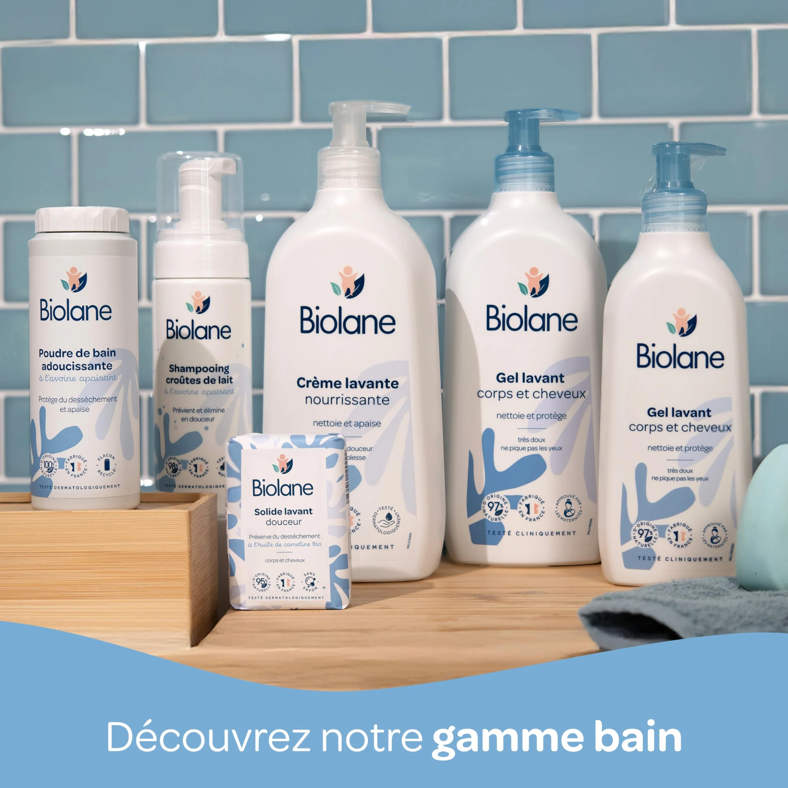 BIOLANE Shampooing Nourrissant Bébé Cheveux Secs et Bouclés 350ml