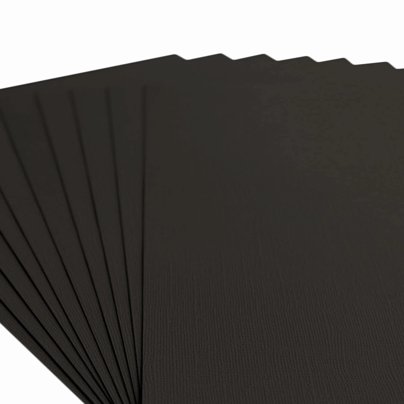 Florence Papier Cartonné Noir Rugueux A4 216 g/m² 10 feuilles Scrapbooking Carterie