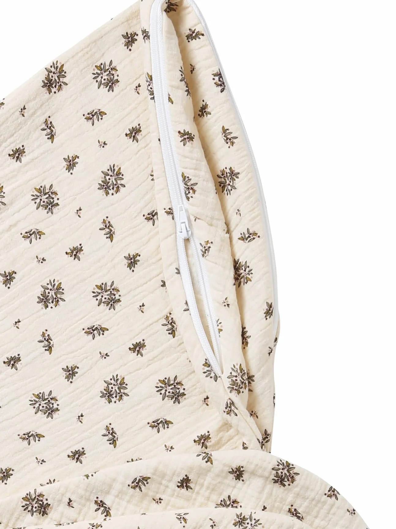 VERTBAUDET Housse pour coussin d'allaitement imprimé fleuri