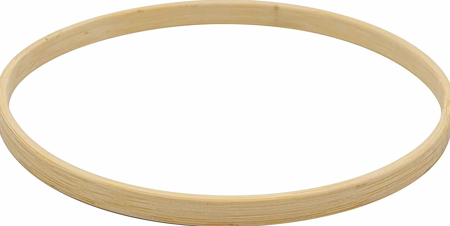 Anneaux en bambou 50 cm lot de 3 pour attrape-rêves