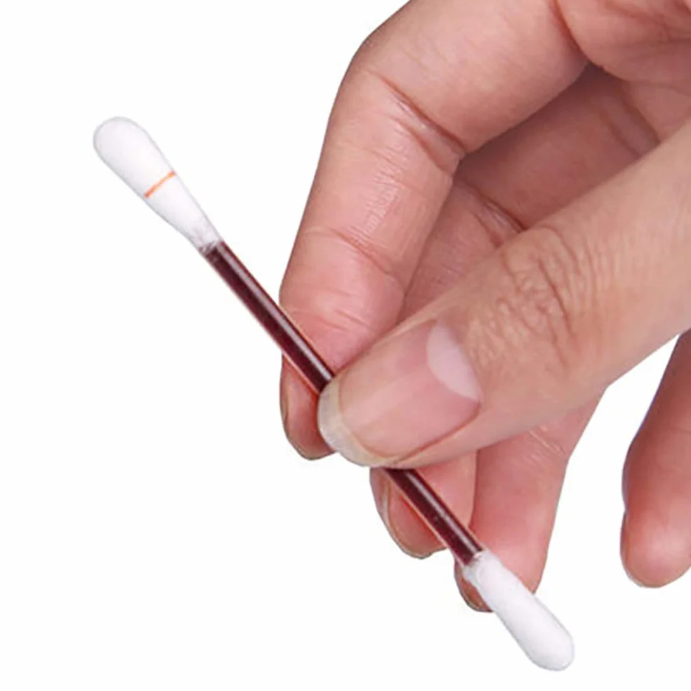 Exceart Lot de 100 cotons-tiges médicaux jetables désinfectés à l'iode